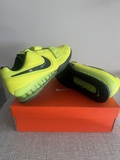 Brandneu UK 8,5/US 9,5 Nike Romaleos 2 Volt gelb Olympische Gewichtheben Schuhe