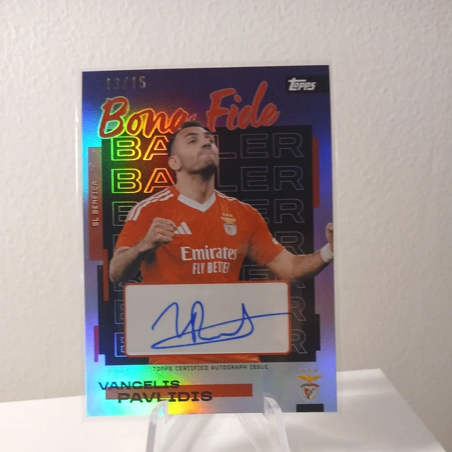 2025/26 Topps Bona Fide Baller  /15 Vangelis Pavlidis Autograph