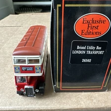 EFE 26502 Bristol Utility Bus London Transport Watneys Route Brentford Boxed Red