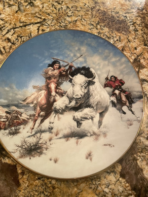 Hamilton Collection Big Medicine Fierce And Free Plate Collection 1993