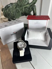 Tissot T-Race White Chronograph Watch - T048217A