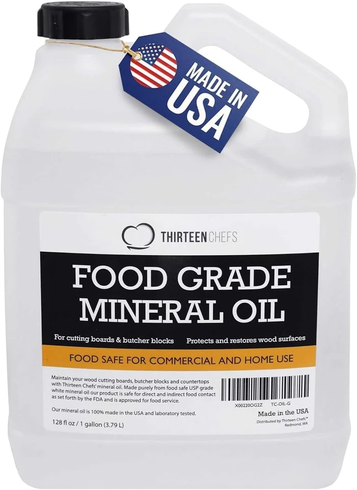 Aceite mineral 128 oz probado en laboratorio - Acondicionador para madera, seguro y fácil de usar Foto 3 de 4