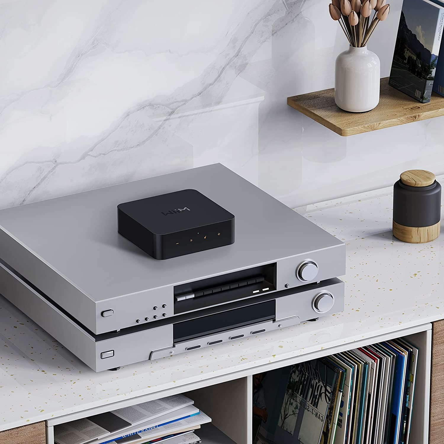 WiiM Pro Airplay2 Receiver, Chromecast Audio, WiFi Multiroom Streamer