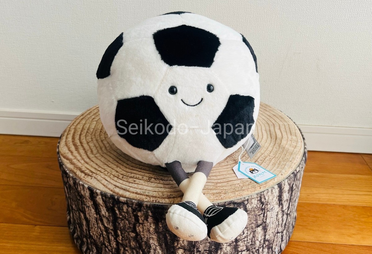 JellyCat Plush Amuseable Football Soccer ball H25cm(9.5in) - Free