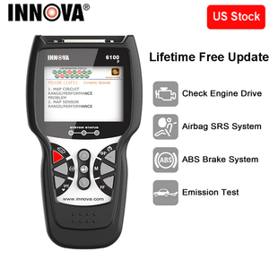 Innova 6100P ABS SRS Airbag Reset OBD2 Auto Code Reader Diagnostic