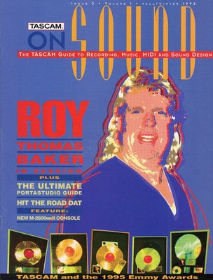 Tascam On Sound Product Catalog - Roy Thomas Baker - Winter 1995