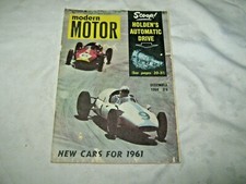 Vintage Modern Motor Dec 1960 Vol 7 No 7 Car Magazine (Vanguard, VW, Hillman)