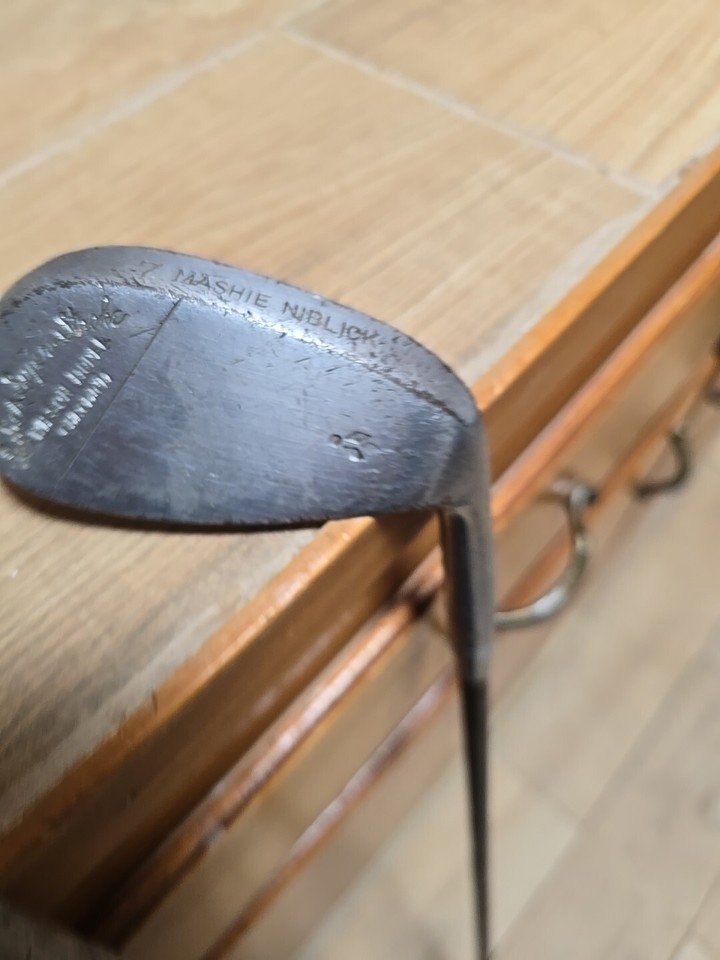 vintage golf clubs hickory Shafts Hand Leather Grips eBay