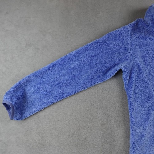 The North Face Sweater Youth Girls L Blue Full Zip Pockets Long Sleeve Fleece - Picture 5 of 18