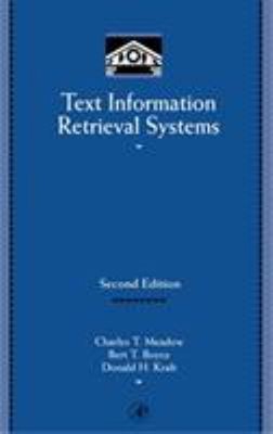 Text Information Retrieval Systems Hardcover