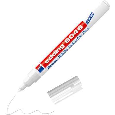 10 x edding 8046 Permanentmarker industry pen permanent, kein pumpen/schütteln