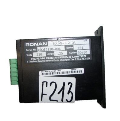 RONAN X 54-600-2-1-2-DA Ser N EDO 15128-006 230V 25A Mod:X54-600-DA (F 213)