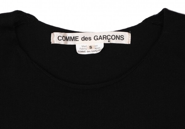 COMME des GARCONS Wool Bi-Color Switching Knit Sweater Size