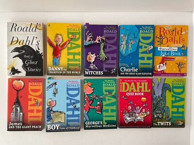Roald Dahl kids reading books x 10, see titles in description