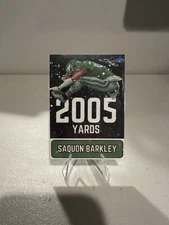 2025 Saquon Barkley Double Sided Hurdle Card | Philadelphia Eagles & Penn State