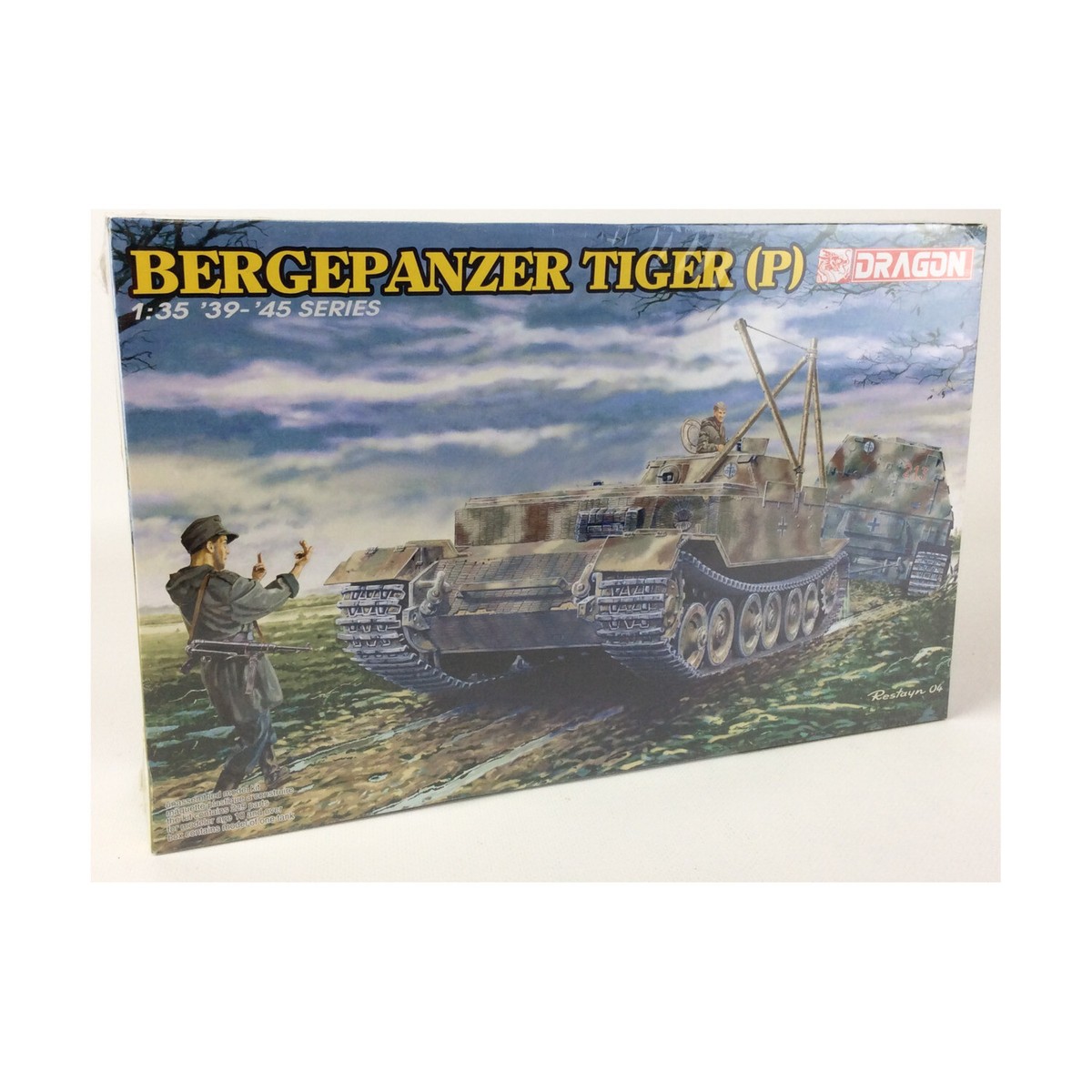 DRAGON - Bergepanzer Tiger (P) 1:35 スケール Dragon 6226 1:35 Models 39 to 45 Series Germany Bergenpanzer