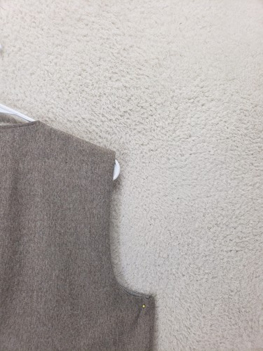 Joseph Abboud Men Jacket Large Brown Heathered Poly Blend Classic Fit Vest - Picture 12 of 17