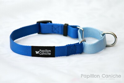 10 Martingale Dog Collars by Papillon Caniche Pet Training Collar for Dogs S/M