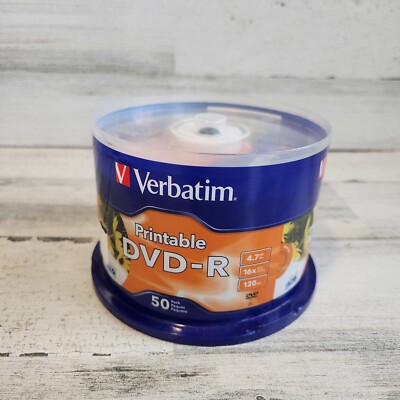 Verbatim DVD-R Disc 4.7 GB 16x White 50/Pk 95137