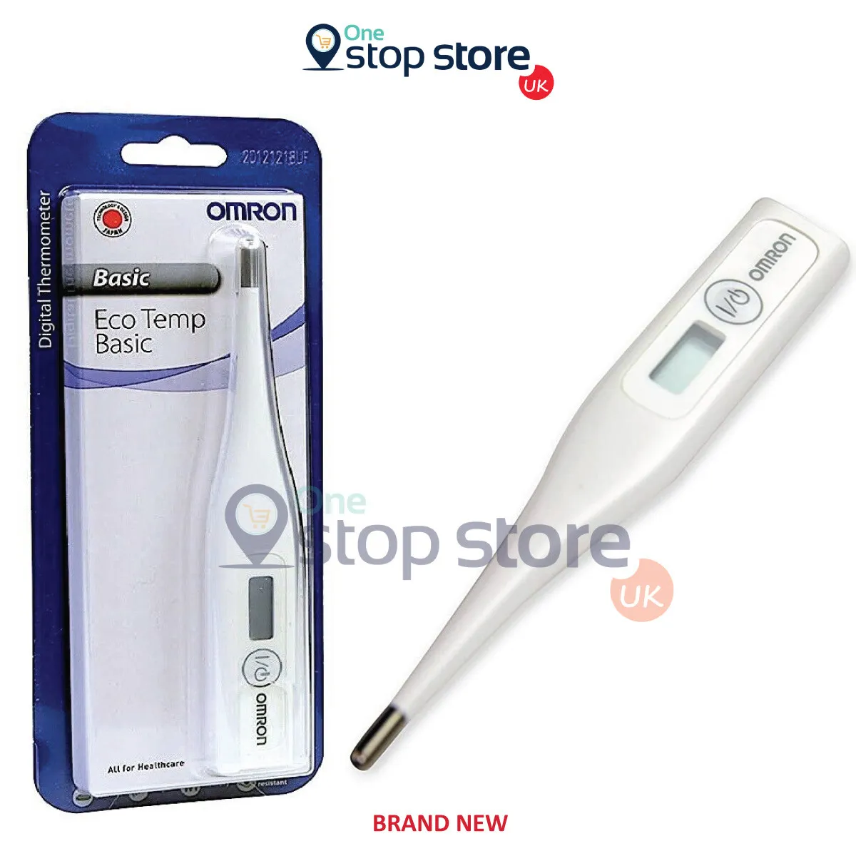Zeemeeuw Buitengewoon lading Omron Eco Temp Basic Digital Thermometer Family Kids Oral, Rectal, Armpit -  New 4015672104877 | eBay