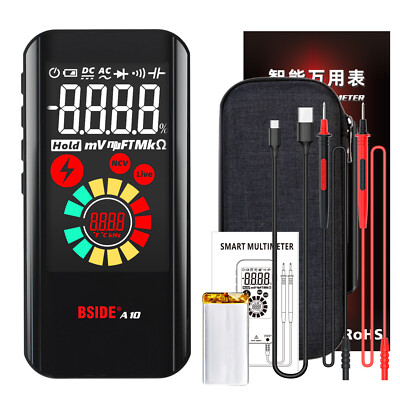 BSIDE A10 Intelligent 9999 Counts Multimeter Digital Display AC/DC Voltmeter
