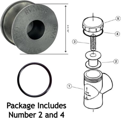 073502 Ortega 2” Check Valve Seat Assembly (V20-068) RV20068 | eBay