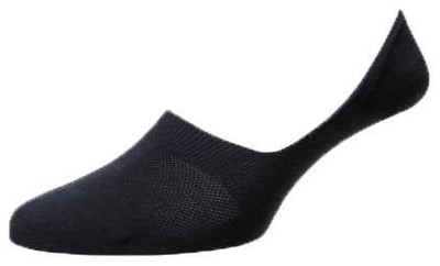 Pantherella Womens Rio No Show Egyptian Cotton Invisible Socks - Navy