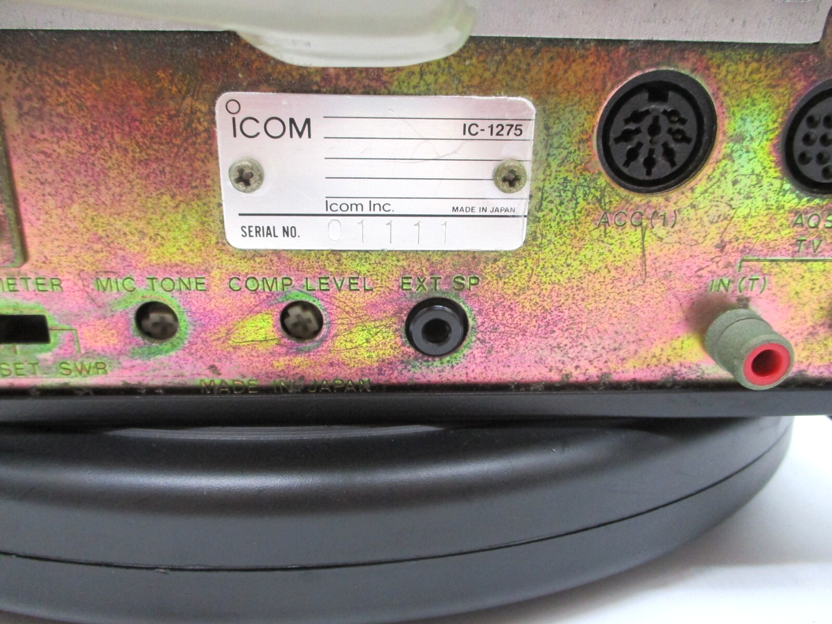 ICOM IC-1275 1200MHz All Modes AC Type ham radio transceiver | eBay