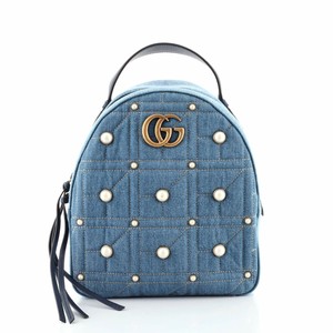 gucci denim backpack