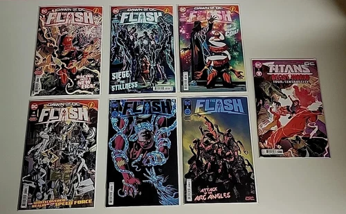 🔑FLASH (2023) NM-/VF+ #1-6 + ONE-SHOT COMPLETE 1ST ARC SET DC COMICS 