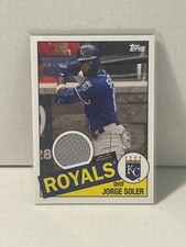 Jorge Soler 2020 Topps Series 2 1985 Kansas City Royals Jersey Relic Card