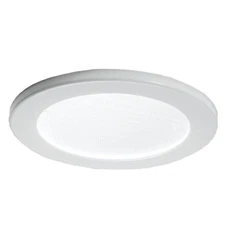 EZ Tubular Skylight Flat Prismatic Glass Diffuser Dual Lenses White 10 In. Depth
