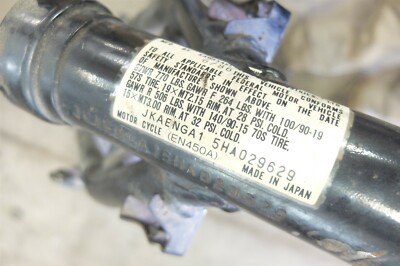 87 Kawasaki EN 450 454 EN450 EN454 LTD frame chassis | eBay