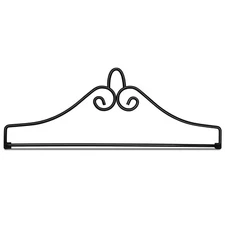 Anley Wrought Iron Garden Flag Hanger - Garden Banner Holder