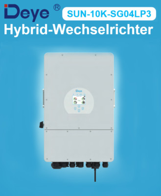 DEYE Hybrid Wechselrichter 10kW 3-phasig SUN-10K-SG04LP3 13kWp 2 MPPT 48V WIFI