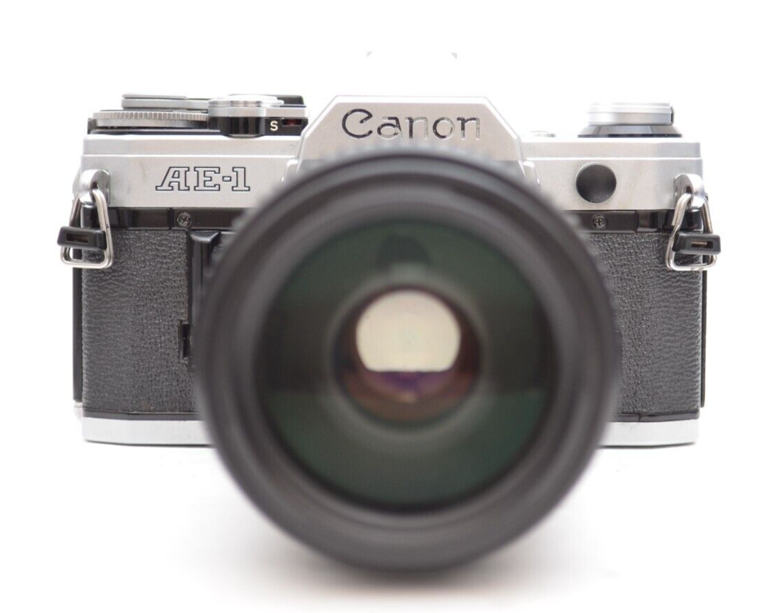CANON AE-1 + FD 35-75mm f4レンズ付 動作良好 CANON AE-1 + FD 35-75mm f4レンズ付 動作良好 Canon AE-1 &