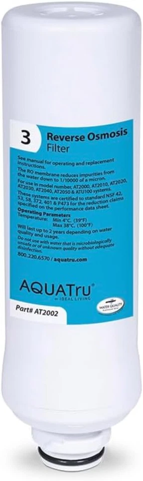 AquaTru Replacement Reverse Osmosis Filter for Classic & Under Sink Systems - Image 3 of 4