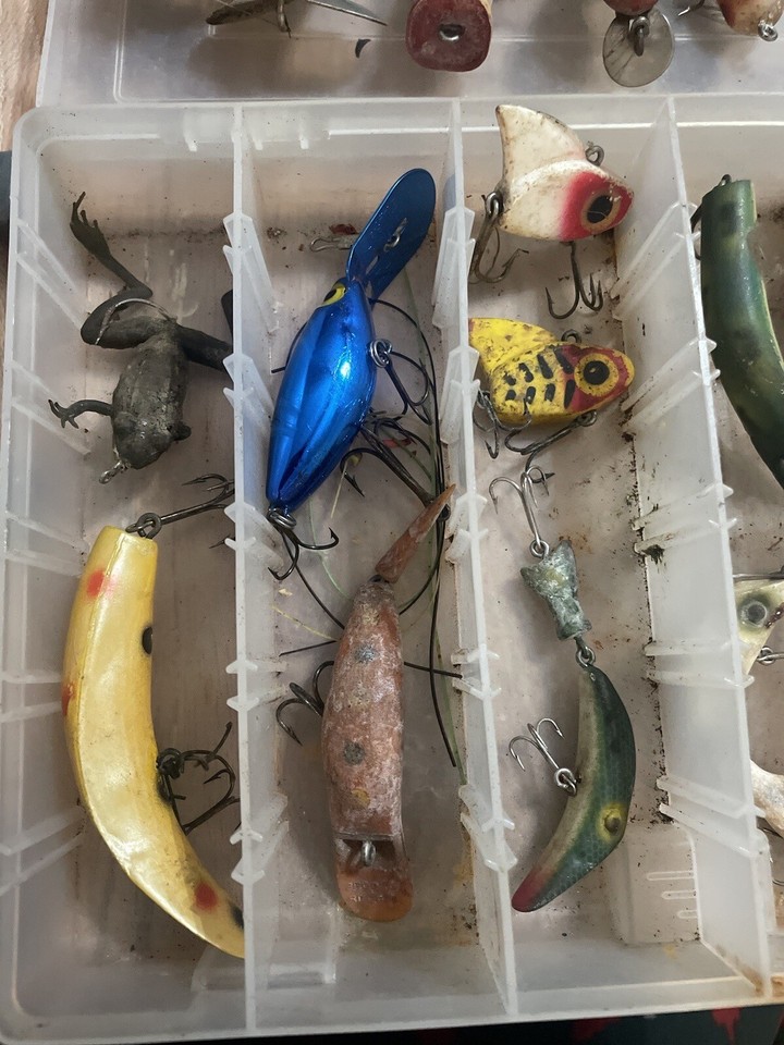 Vintage Fishing Tackle Lot And Shimano Chronarch Bait Casters eBay