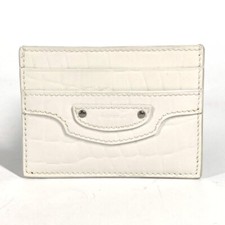 BALENCIAGA 640109 logo Business Card Holder Pass Case Card Case