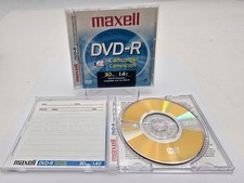 Maxell DVD-R For Camcorder 30 Min/ 1.4GB Lot Of 2 