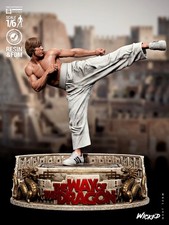 3D gedruckte 16K Wicked - Chuck Norris Statue unbemalt Fan Made Maßstab 1:6