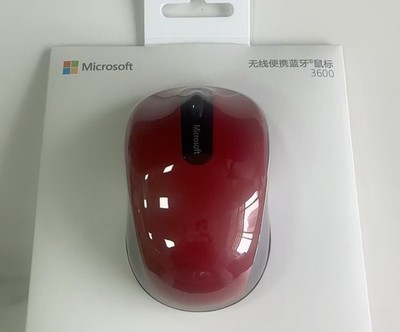 Genuine Microsoft Bluetooth Mobile 3600 Wireless Mouse  PN7-00009 Red