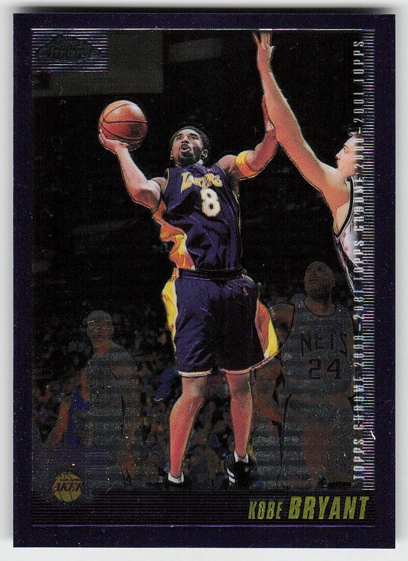 2000-01 Topps Chrome #107 Kobe Bryant BASKETBALL Los Angeles Lakers
