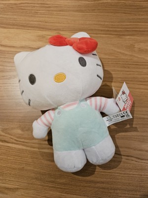 Hello Kitty Sanrio weiches Plüschtier 28 cm neu mit Etikett mintgrün rosa orange Schleife
