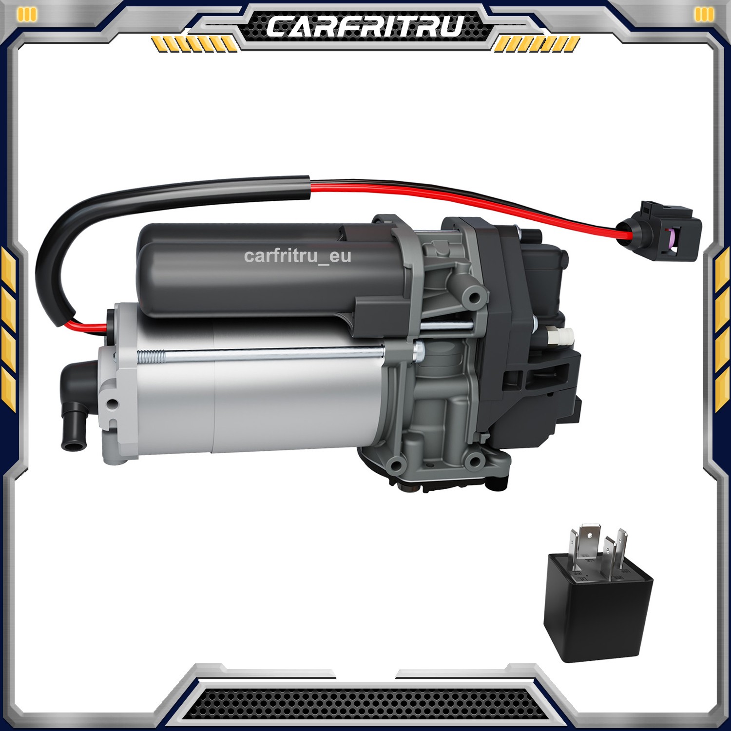 Air Suspension Compressor w/ Dryer for Audi Q7 Q8 SQ8 SQ7 & Bentley Lamborghini