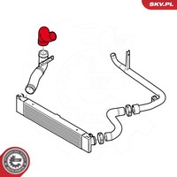 Esen SKV Ladeluftschlauch 24SKV849 FüR CitroËN Passend FüR Fiat Peugeot