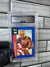 Classic Games 1991 WWF Superstars Hulk Hogan #99 Wrestling Flawless Grading