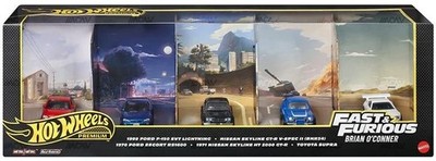 2026 Hot Wheels Diorama Fast & Furious Box Brian O'Conner (Set of