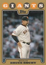 2008 Topps Bruce Bochy Gold Parallel San Francisco Giants 598 /2008