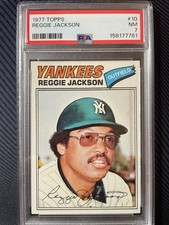 1977 Topps - Reggie Jackson #10 PSA 7 NM NY Yankees Hall of Fame